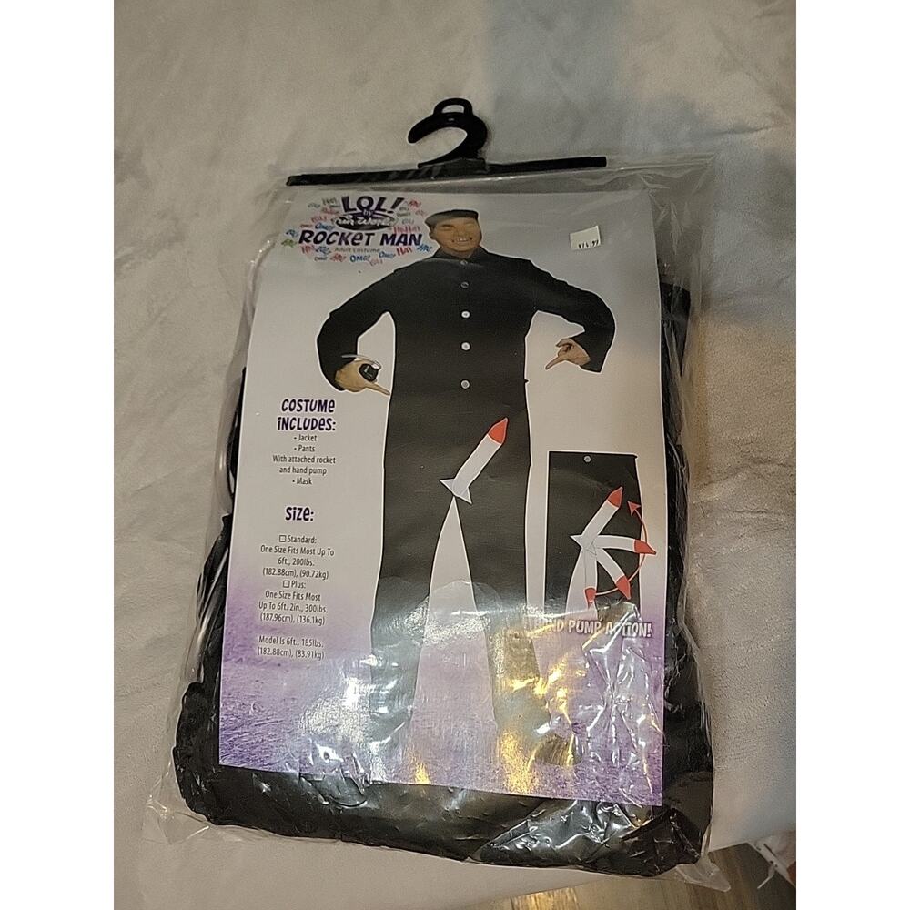 KIM JONG-UN ROCKET MAN COSTUME NEW FUNNY Halloween ADULT MENS